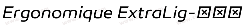 Ergonomique ExtraLig字体转换